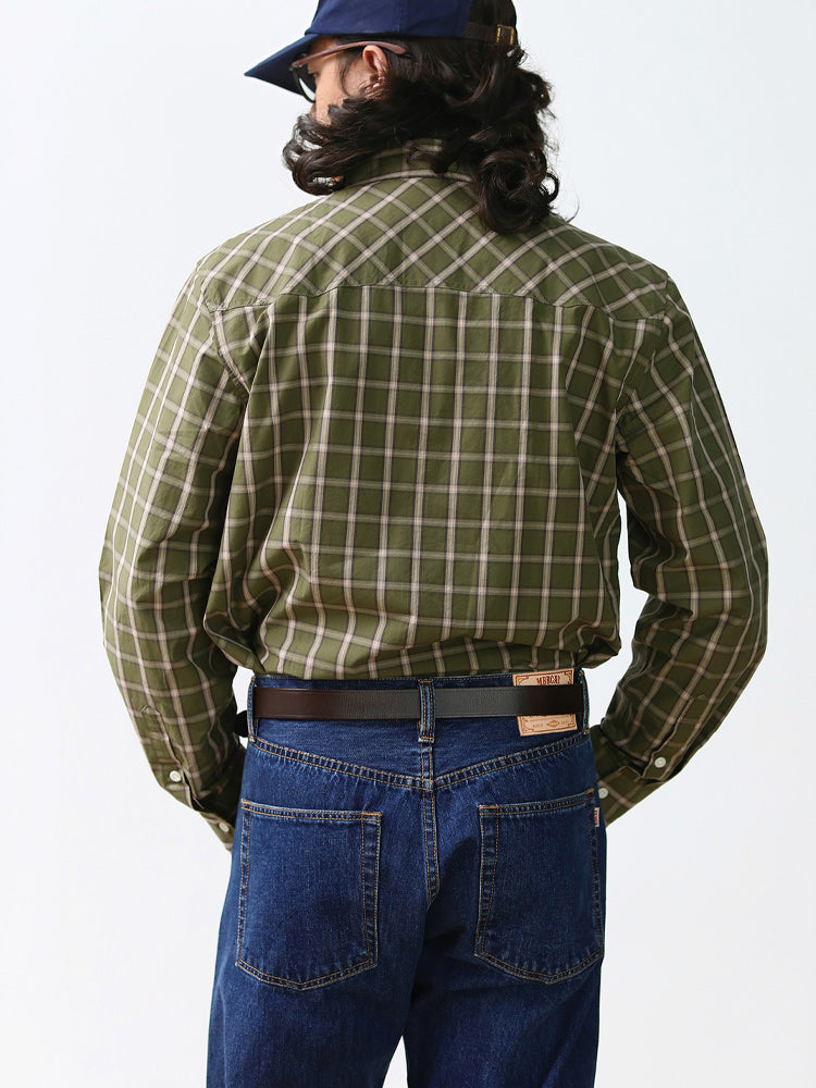 100% Cotton American Casual Vintage Check Shirt