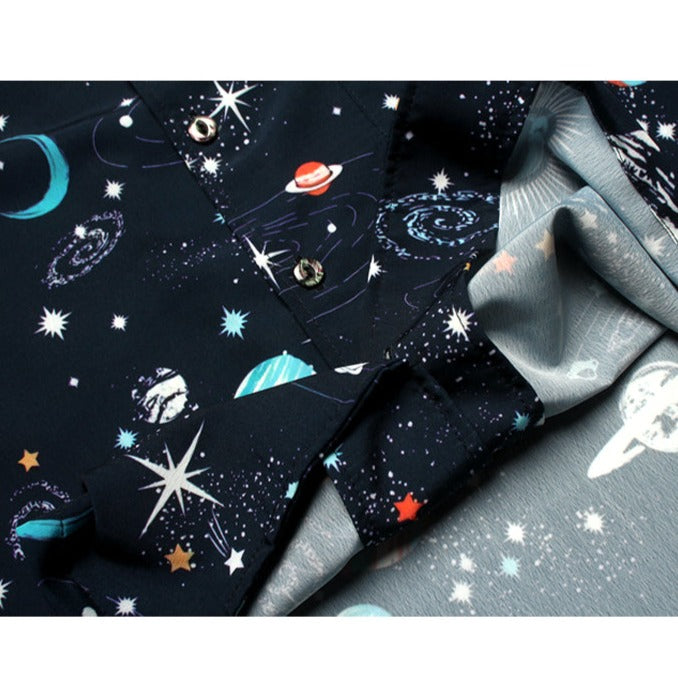 "The Galaxy" Milky Way Aloha Shirt