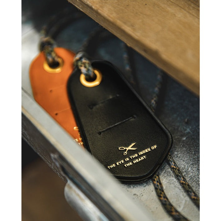 neck leather glasses holder