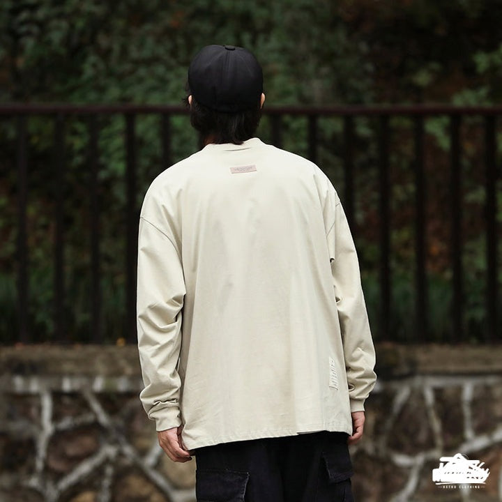 Flocking "1979" Military Long T-shirt