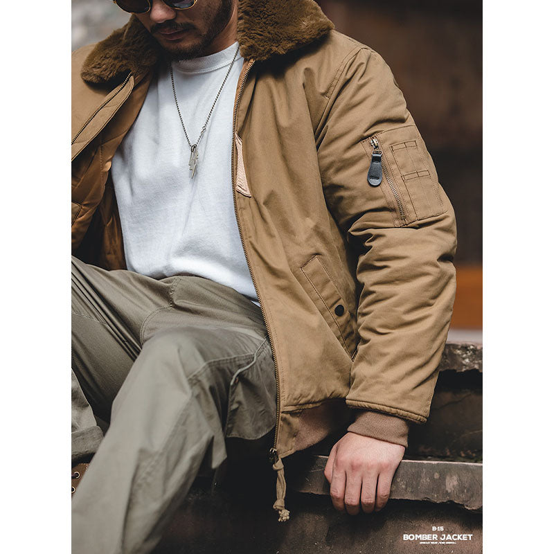 B-15 cotton bomber jacket