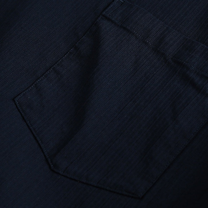 One pocket half zip long sleeve shirt