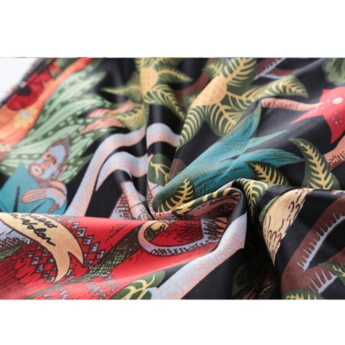 "Self-portrait with Monkey" board shorts for both land and water