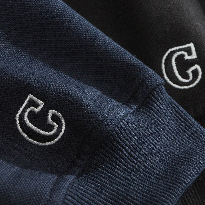 casual alphabet fake layered sweatshirts