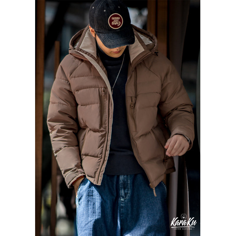 Gorpcore Style functional down jacket
