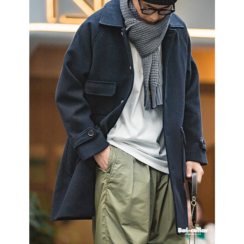 Bal-Collar long coat