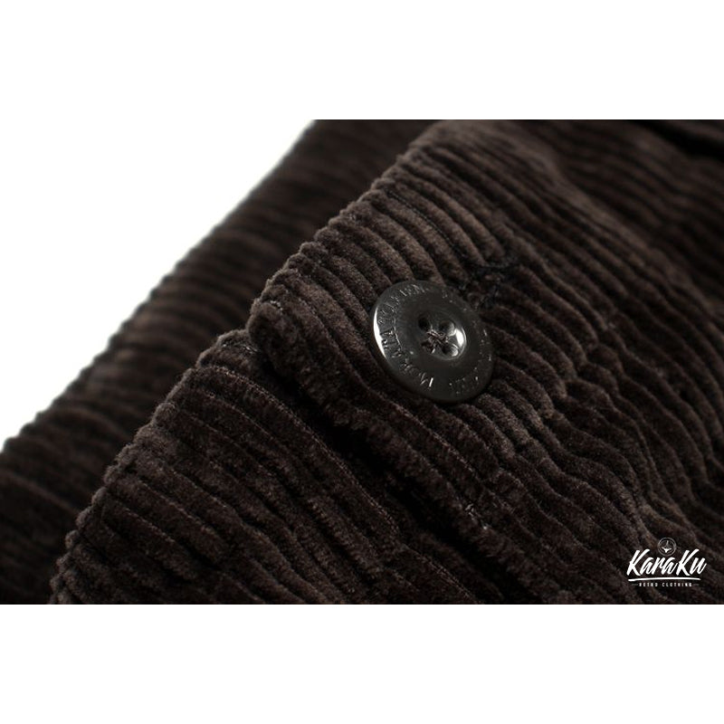 MULTI POCKET Hem tie corduroy slacks