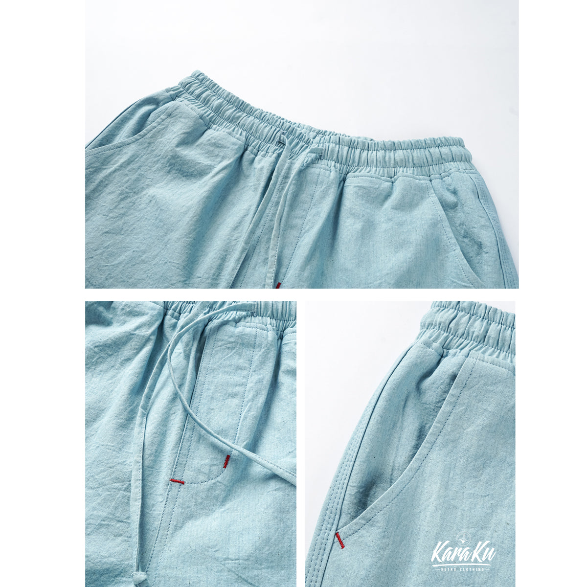 5/4 Length Artisan Aizome Safari Shorts