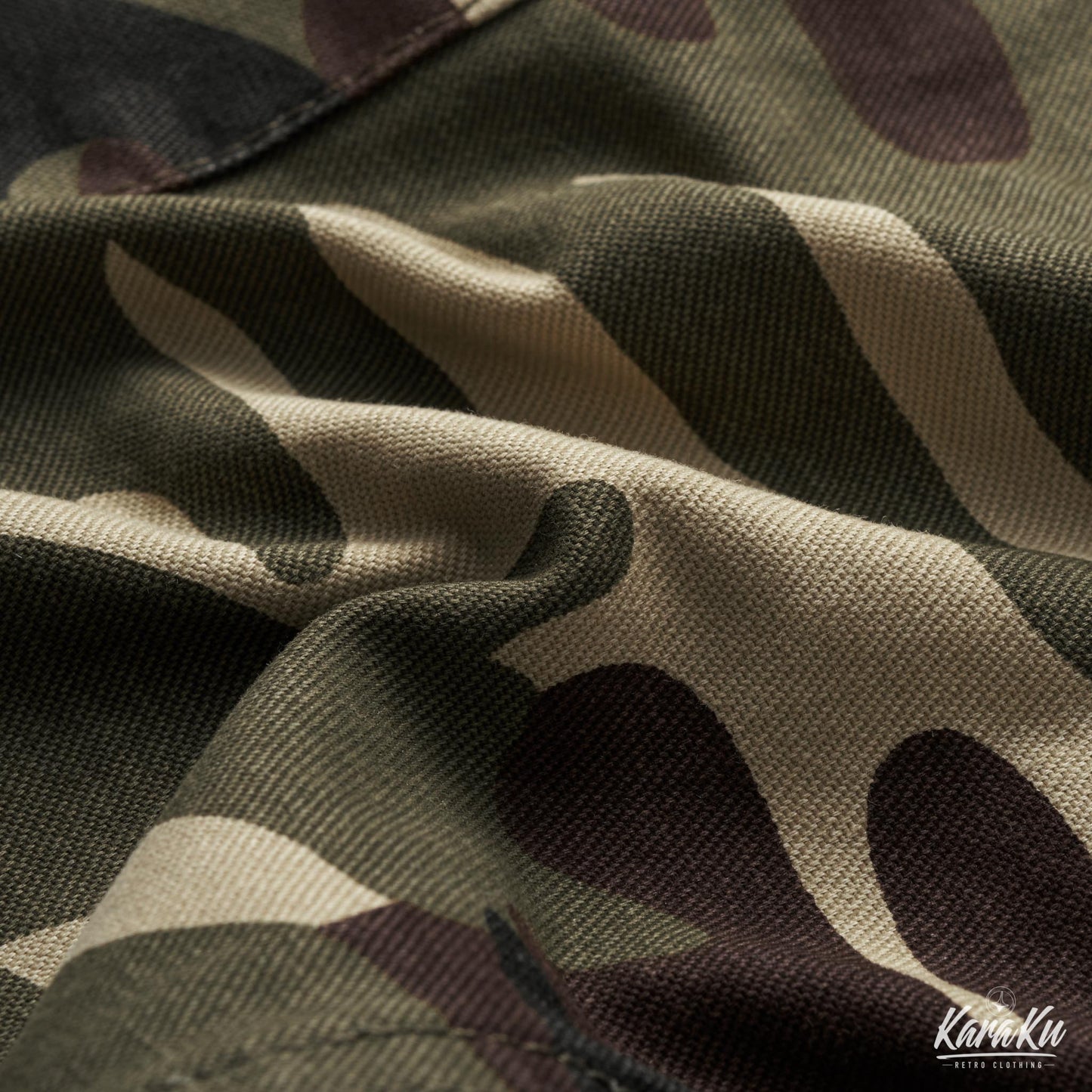 Paratrooper Camouflage Half Cargo Pants