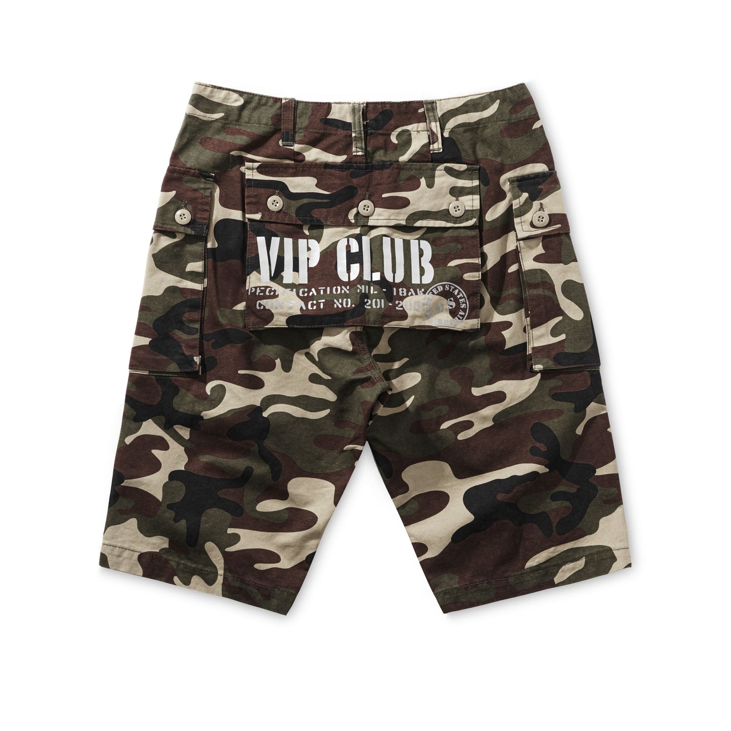 Paratrooper Camouflage Half Cargo Pants