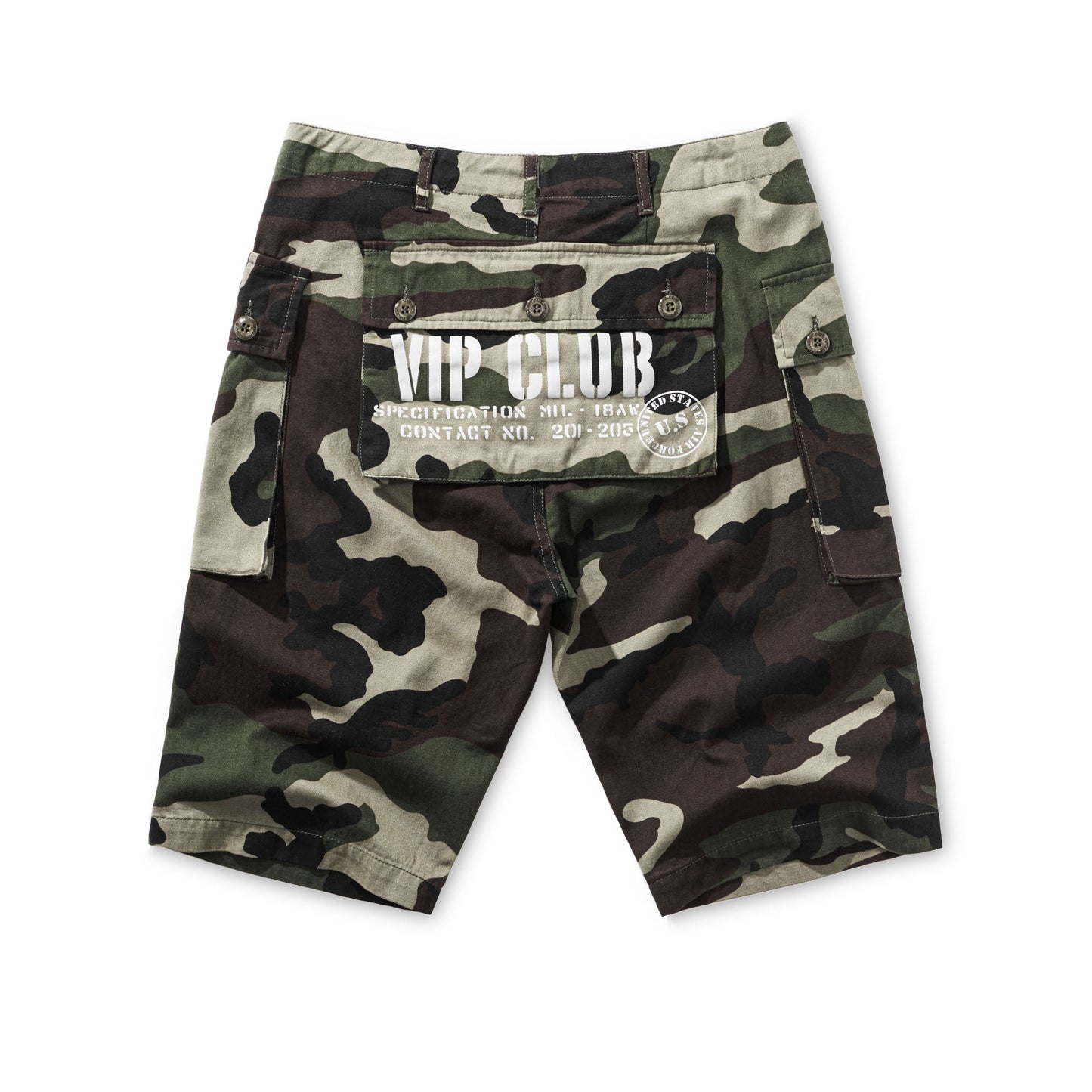 Paratrooper Camouflage Half Cargo Pants