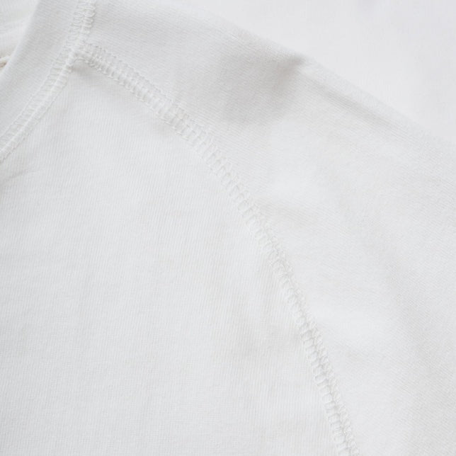 多色展開 ラグランスリーブ綿麻Tシャツ