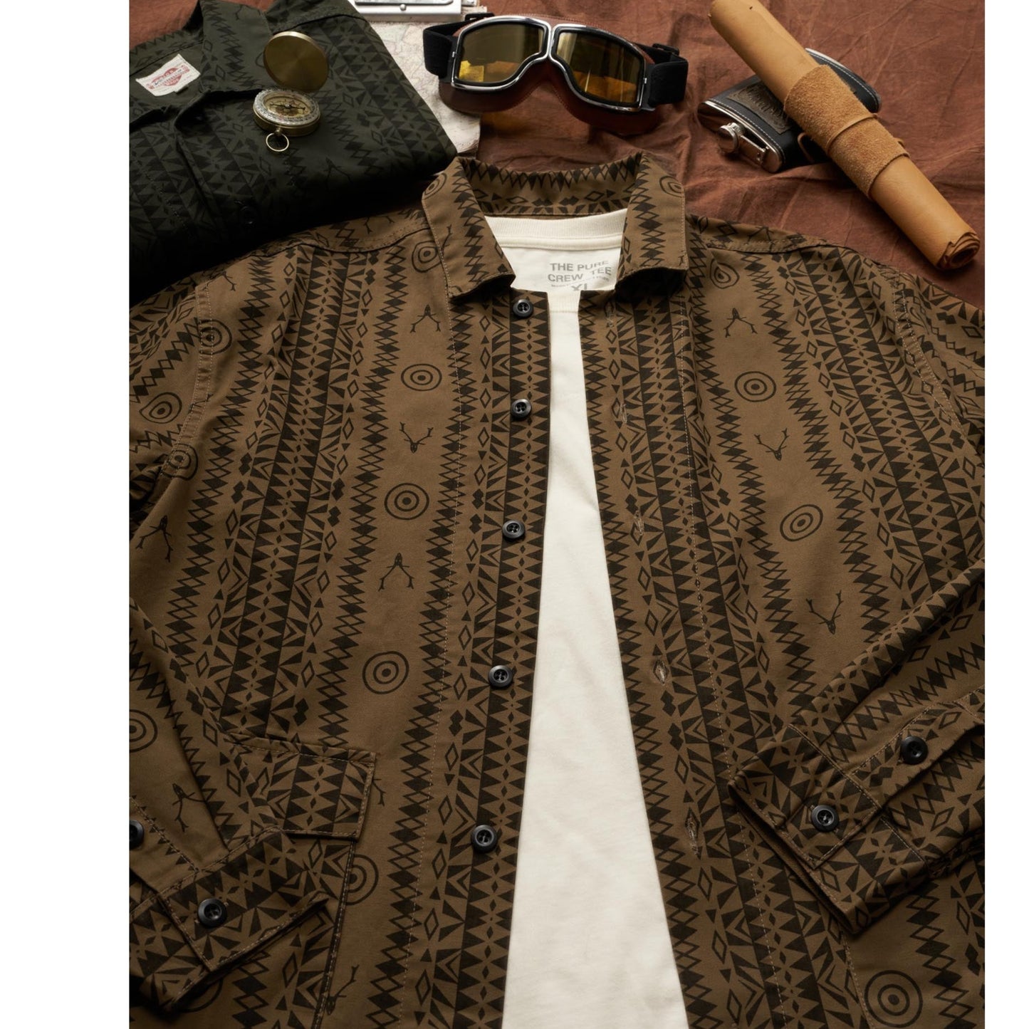 The West Coast Ethnic Pattern Work Shirt