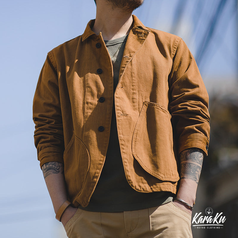 MULTI POCKET French work jacket
