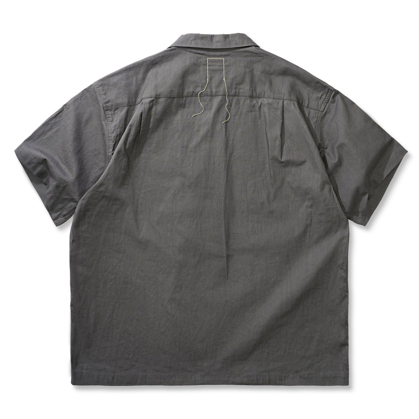 Drop shoulder cotton linen cuban shirt