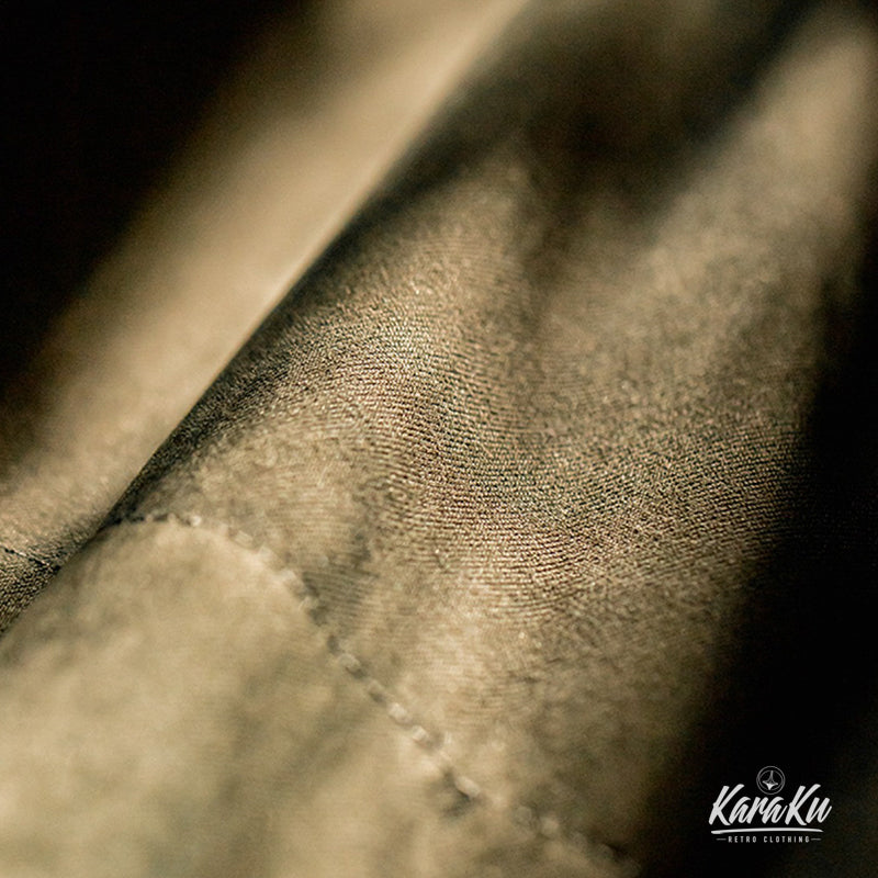 padded peach skin short coat