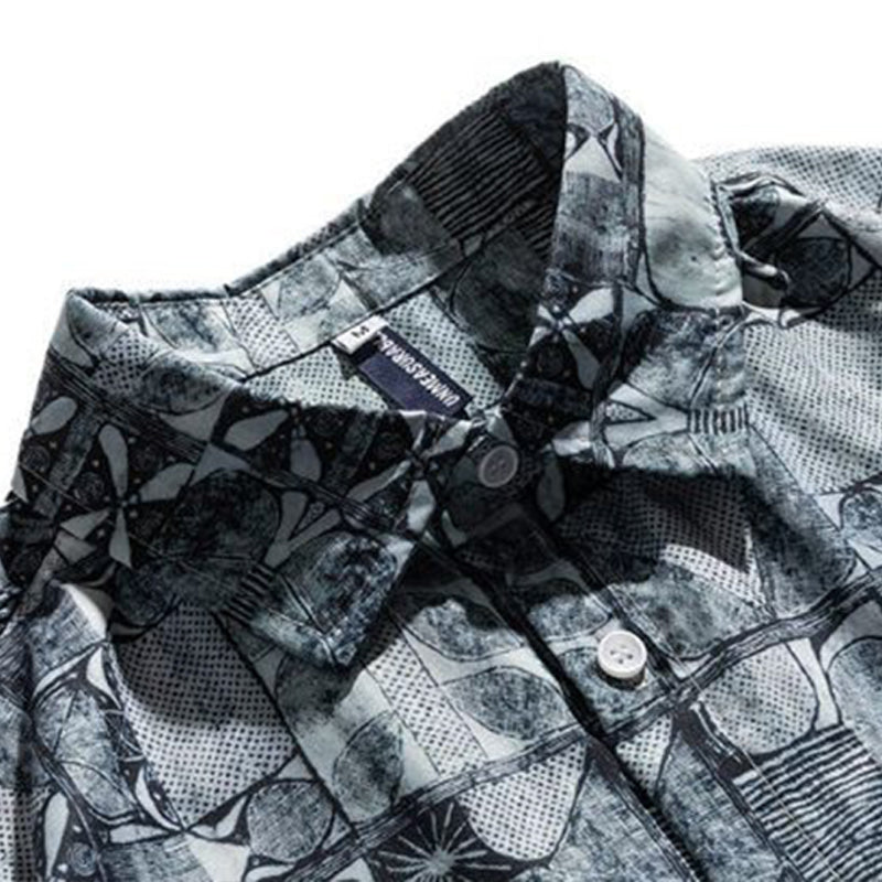 retro plaid cargo shirt