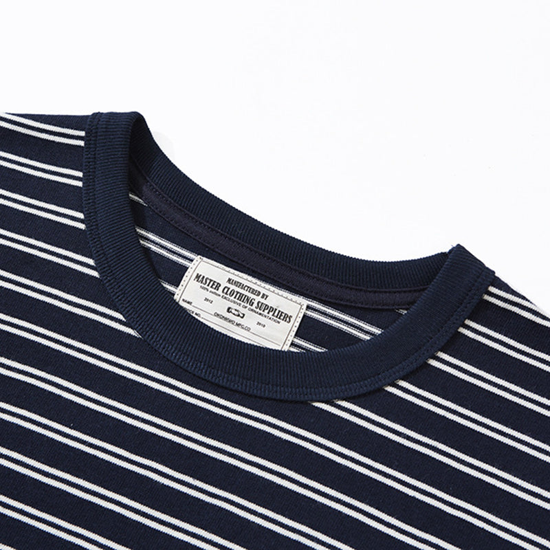 Heavy weight marine thin border T-shirt
