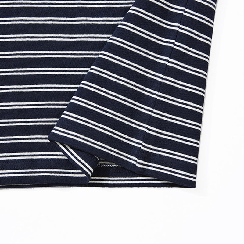 Heavy weight marine thin border T-shirt