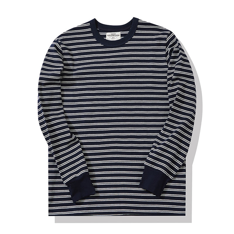 Heavy weight marine thin border T-shirt