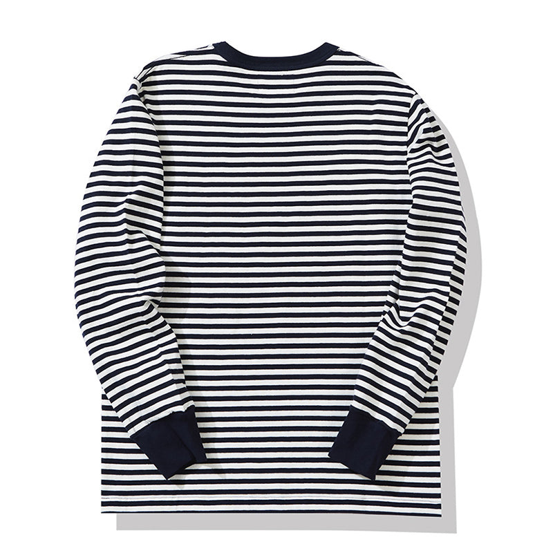 Heavy weight marine thin border T-shirt