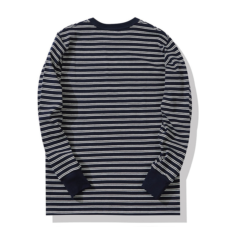 Heavy weight marine thin border T-shirt