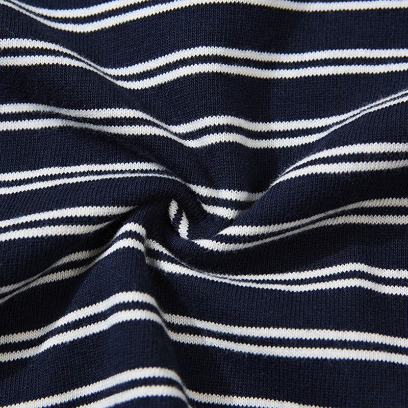 Heavy weight marine thin border T-shirt