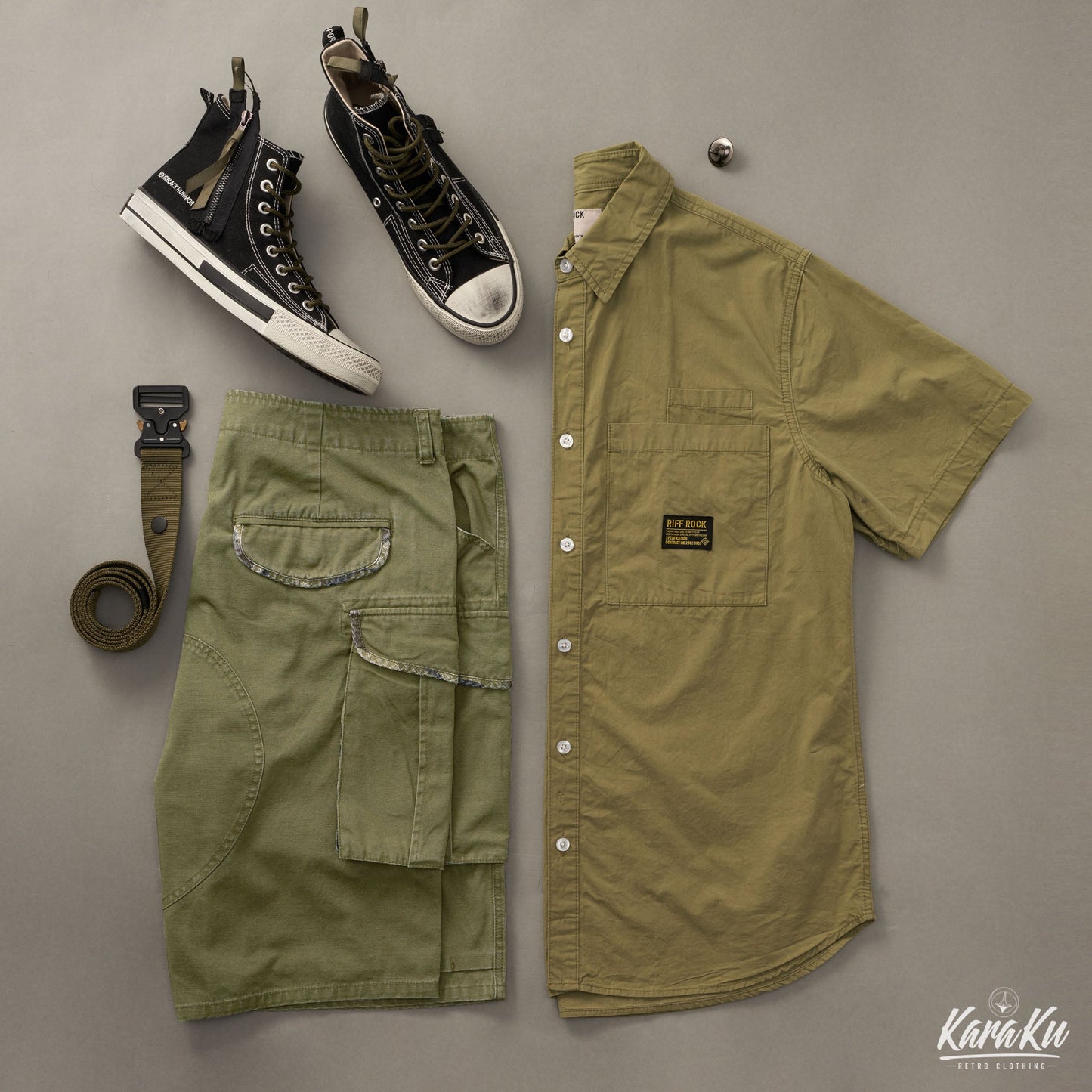 ERDL Camouflage Royal Navy Cargo Shorts