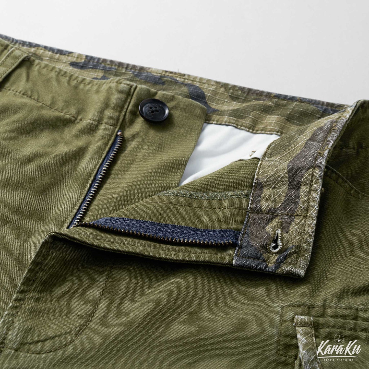 ERDL Camouflage Royal Navy Cargo Shorts