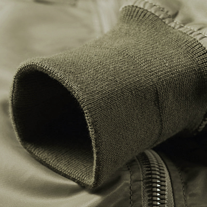L-shaped pocket (CWU-45/P) flight jacket