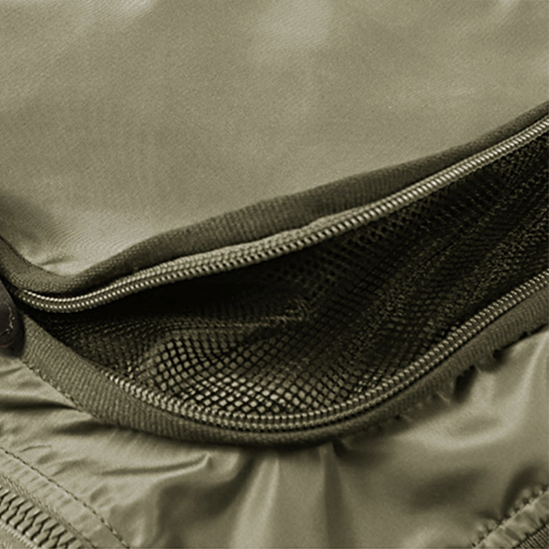 L-shaped pocket (CWU-45/P) flight jacket