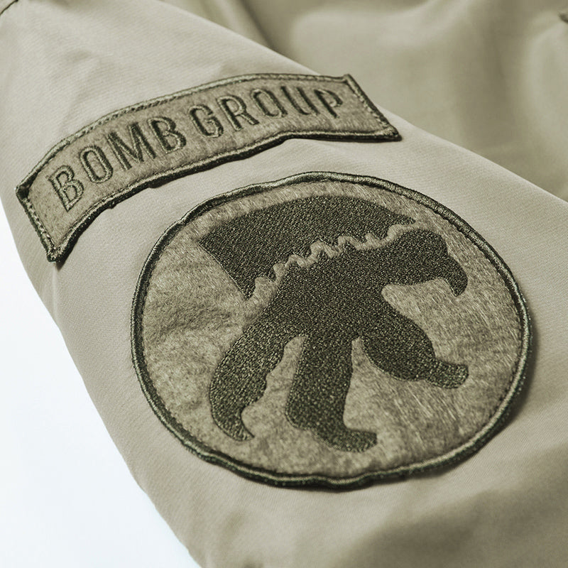 L-shaped pocket (CWU-45/P) flight jacket