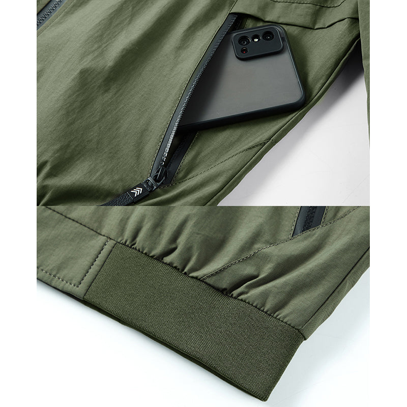 (mesh back) thin MA-1 flight jacket