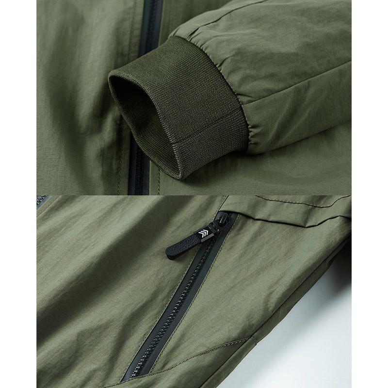 (mesh back) thin MA-1 flight jacket
