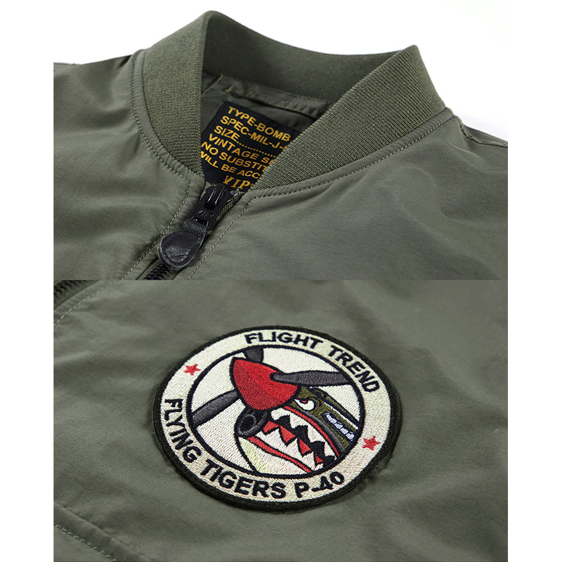 (FLYING TIGER/ flying tiger) MA-1 flight jacket