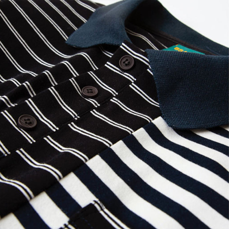 reconstructed gradient polo shirt
