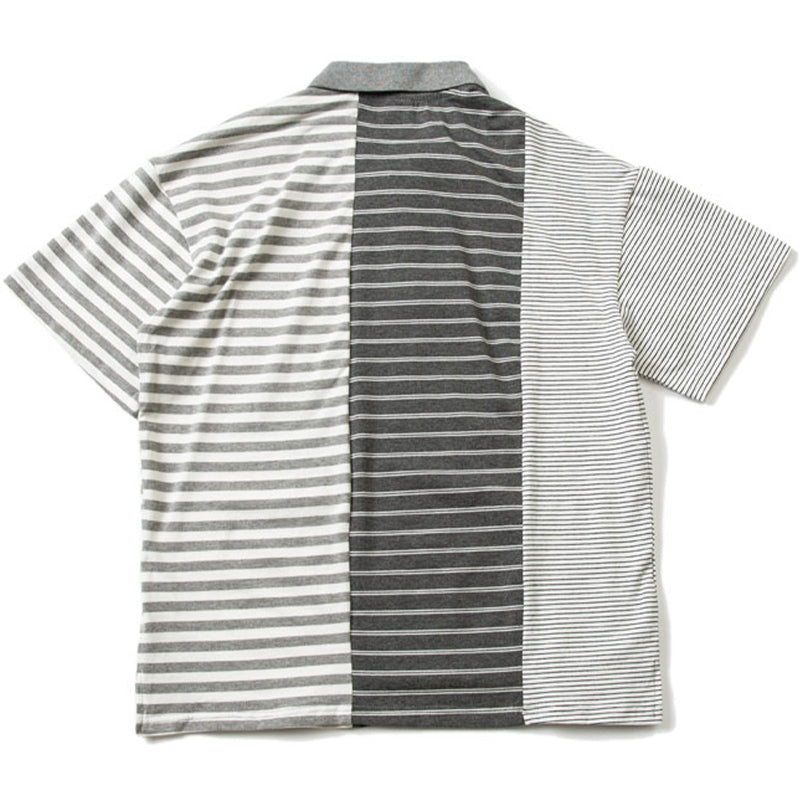 reconstructed gradient polo shirt