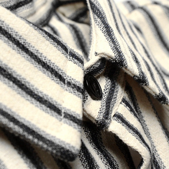 vintage striped long sleeve shirt