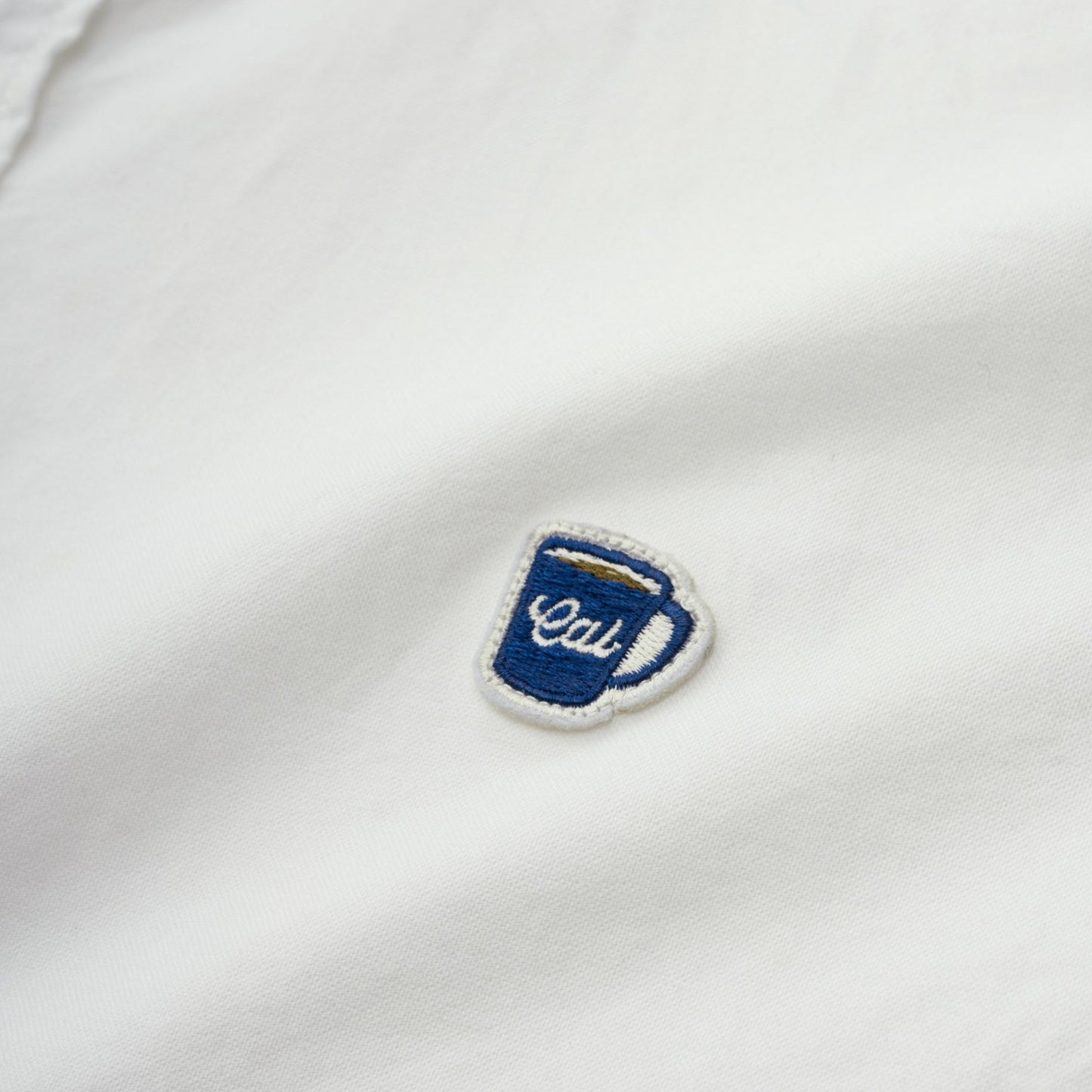 mini cup embroidery oxford work shirt