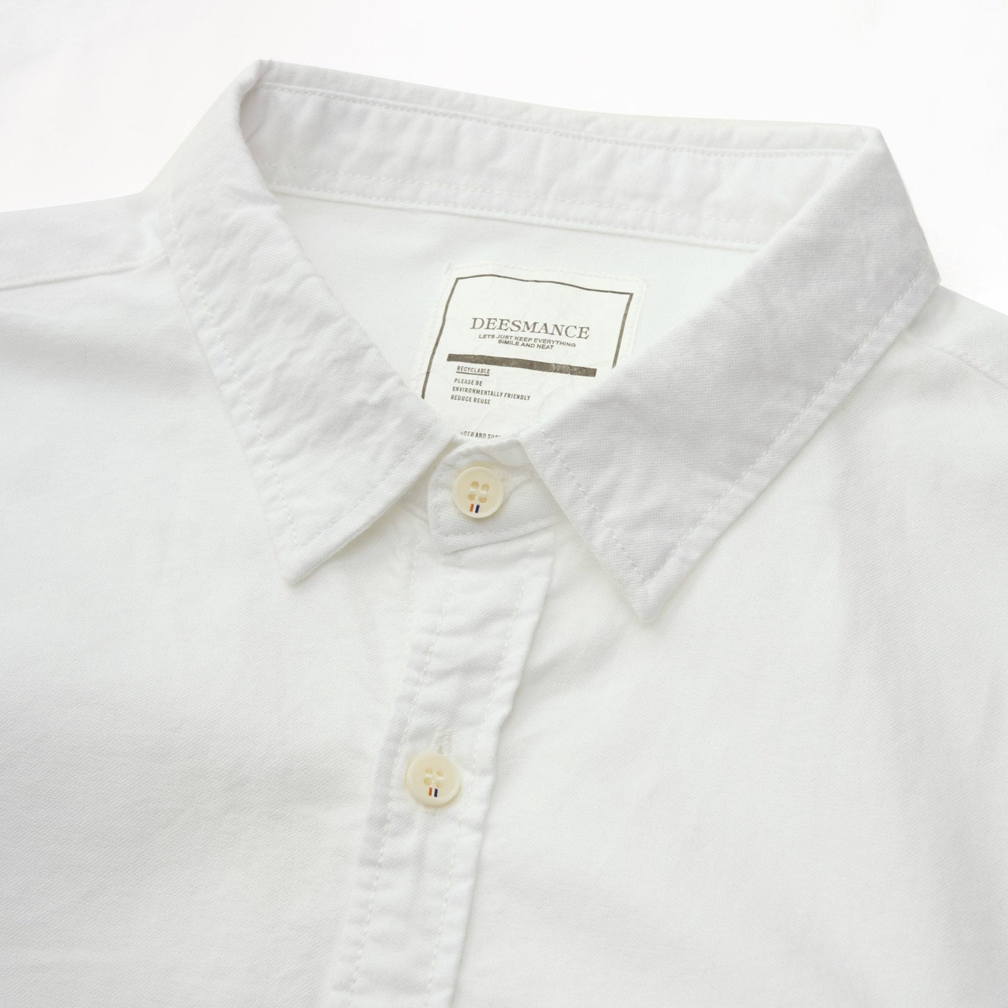 mini cup embroidery oxford work shirt