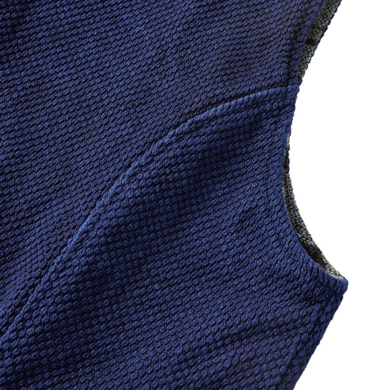 Indigo dyeing vintage vest