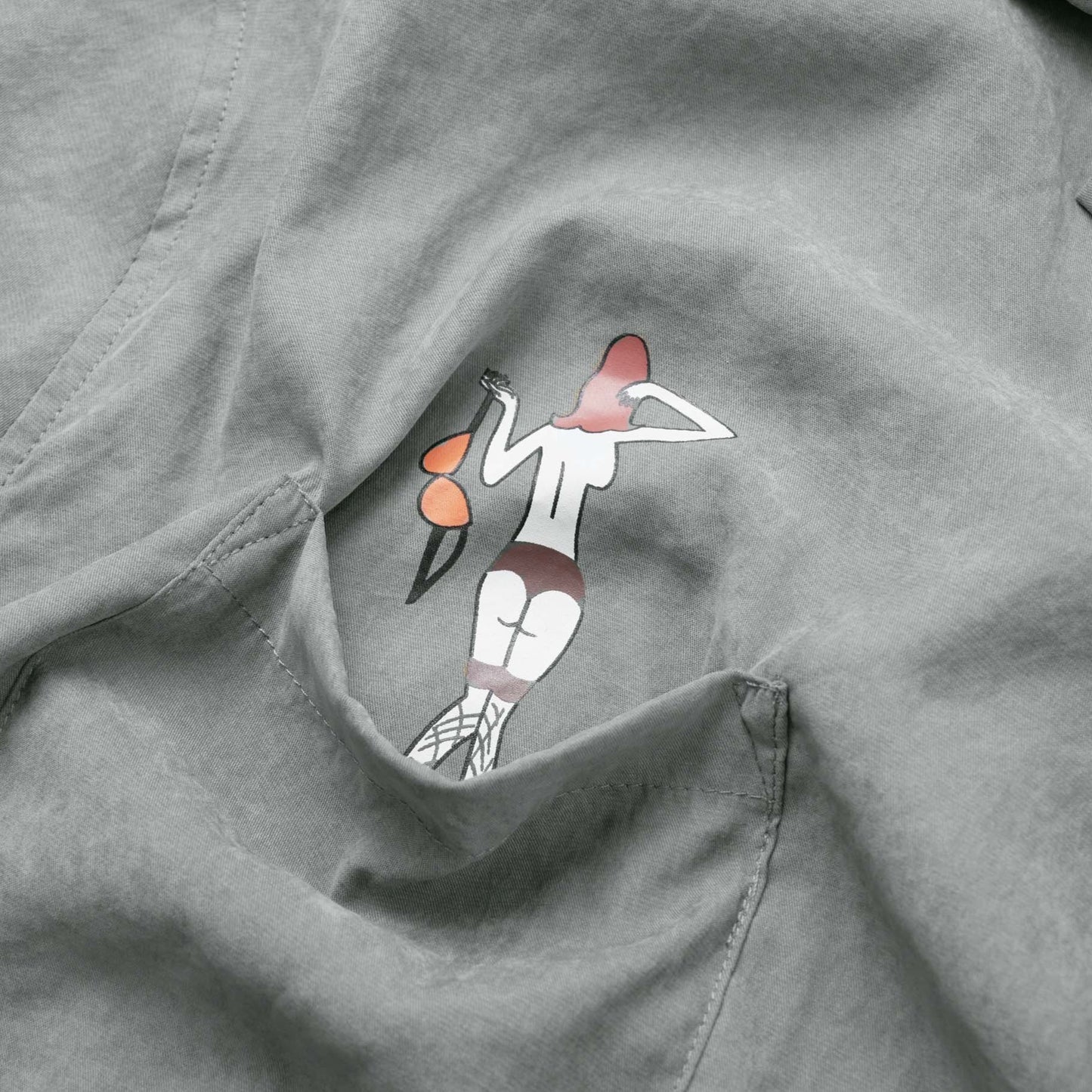 peach skin shirt