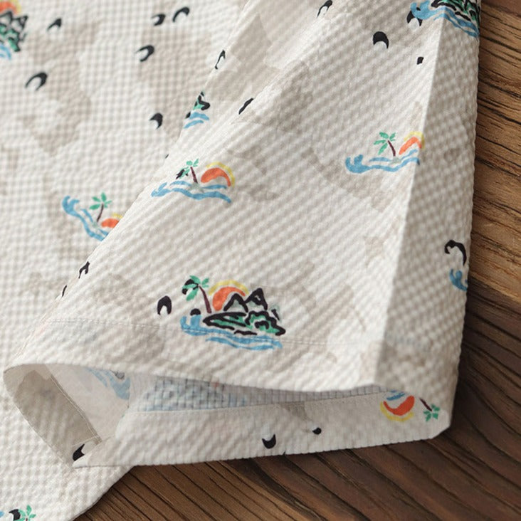 Vintage Loose Hawaiian Beach Shirt