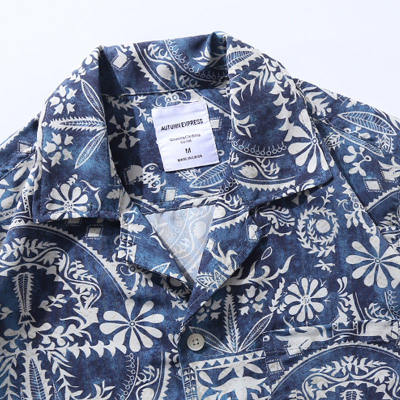 Bandana Pattern Aloha Shirt