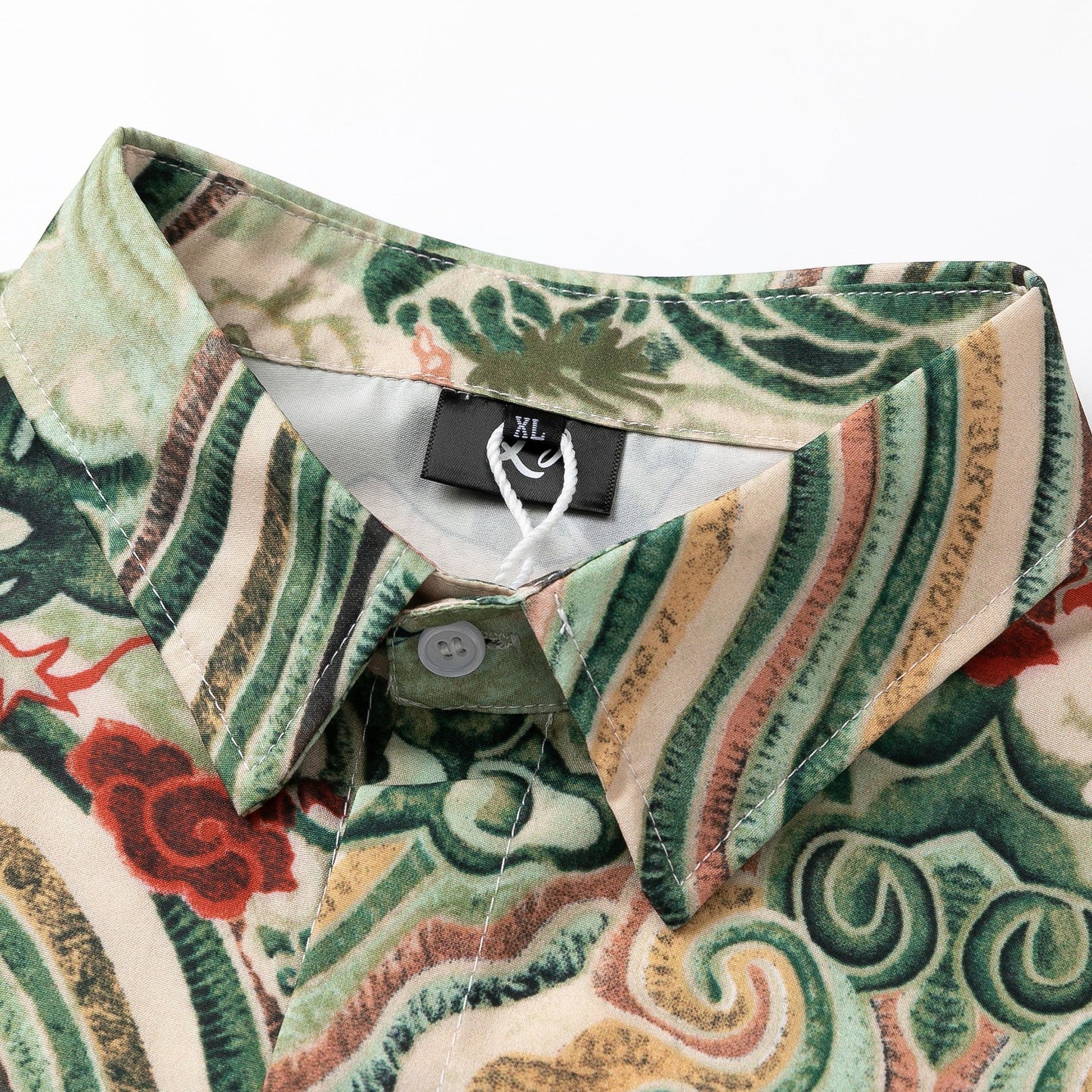 Casual Vacation Print Shirt