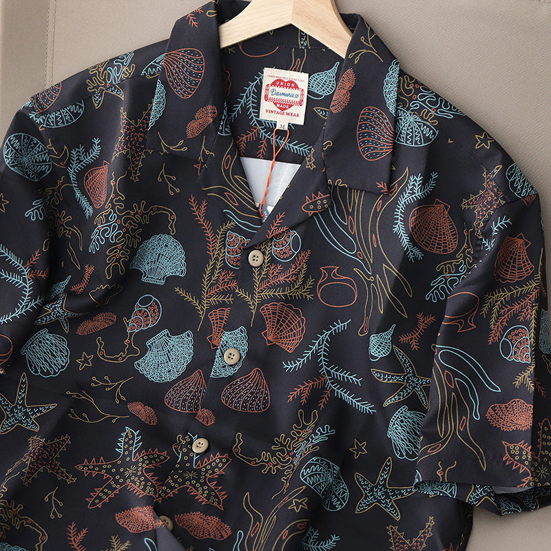 Vintage Loose Hawaiian Beach Shirt