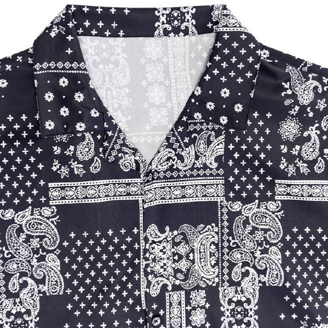 Cityboy Ethnic Nut Print Oversized Shirt