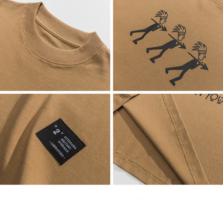 インディアントーテムxシンボル柄コットンTee