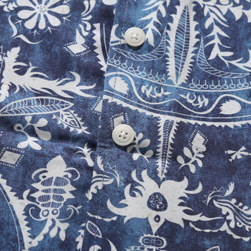 Bandana Pattern Aloha Shirt