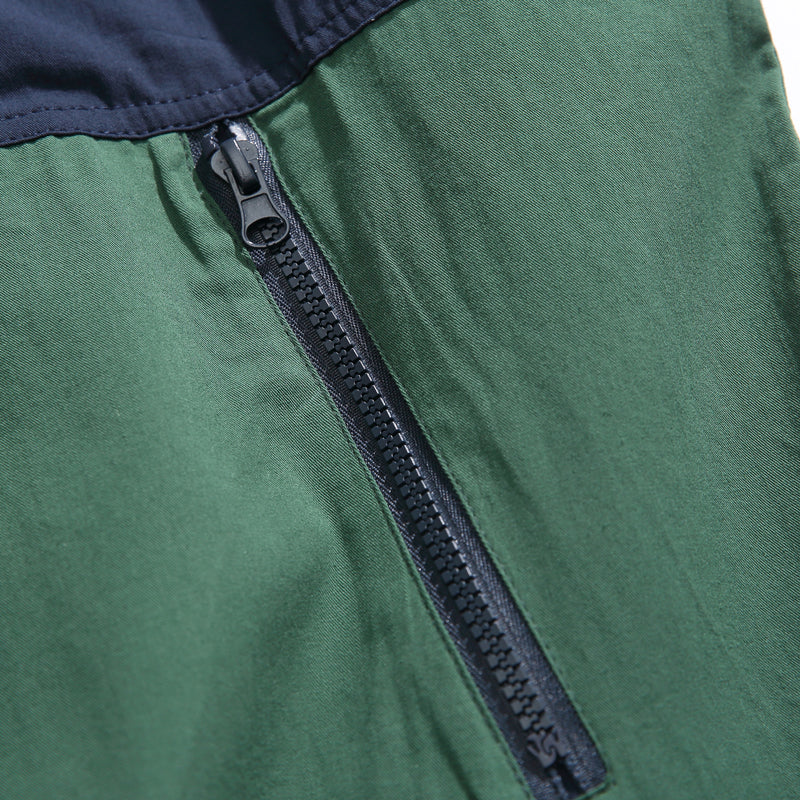 Color scheme switching multi-pocket mountain shirt